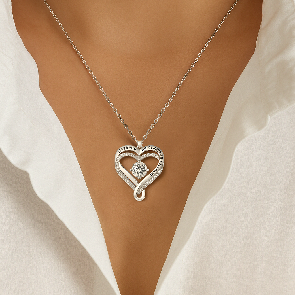 Enchanted Love Infinity Necklace - Illuminate Your Connection