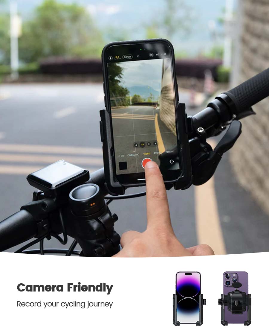 Bike Phone Mount with Camera
