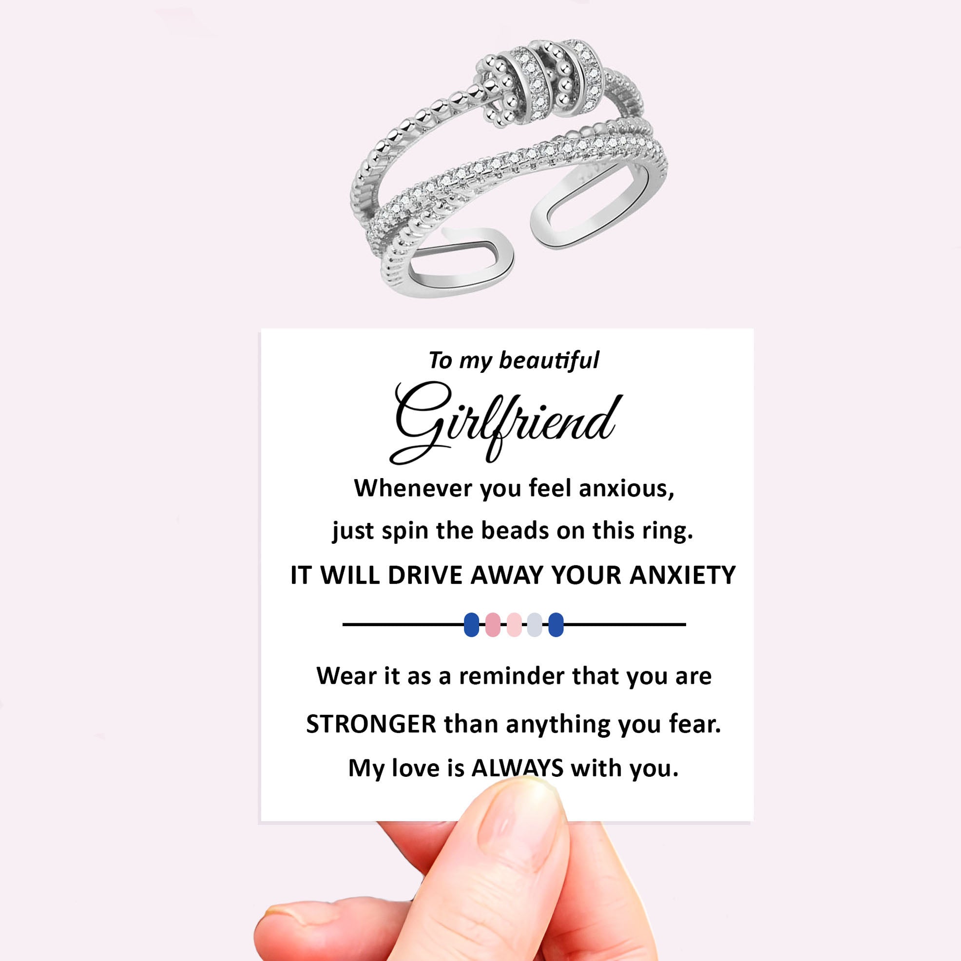 Altura™ Serenity Spinner Ring Set