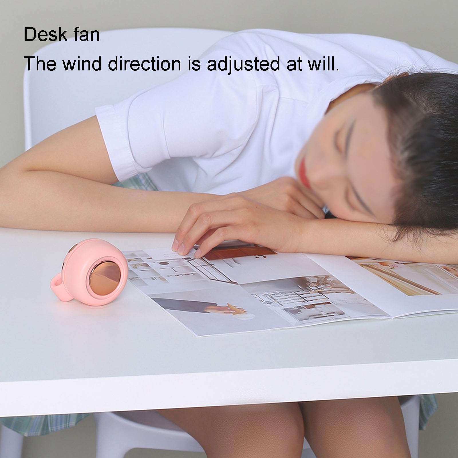 OwenGrid Portable Silent Mini Bladeless Electric Fan