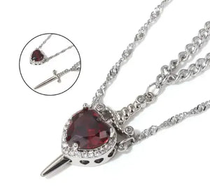 Sword Heart Necklace (93% OFF TODAY ONLY)