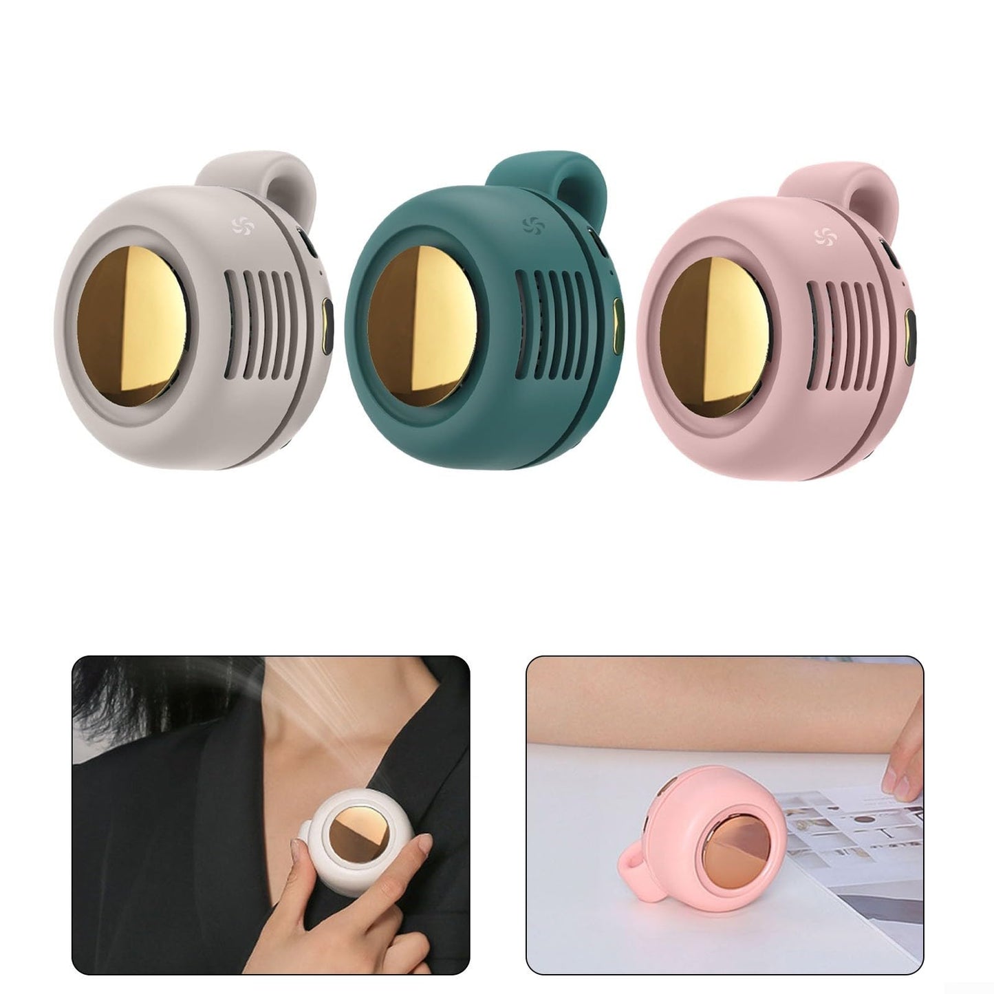 OwenGrid Portable Silent Mini Bladeless Electric Fan