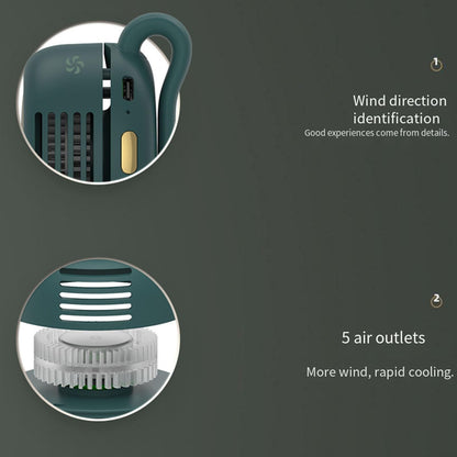 OwenGrid Portable Silent Mini Bladeless Electric Fan