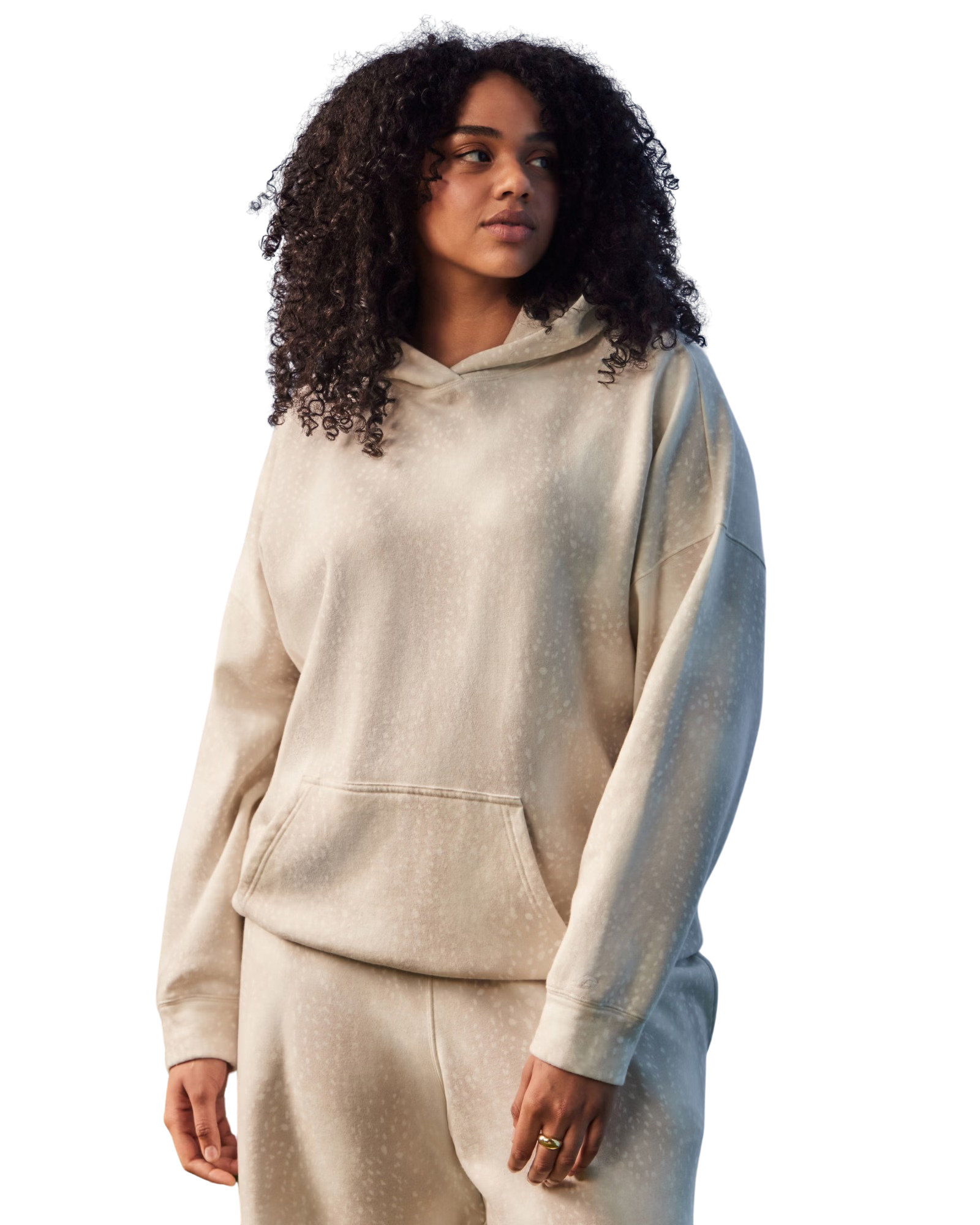 Doe Print Hoodie & Pants Set