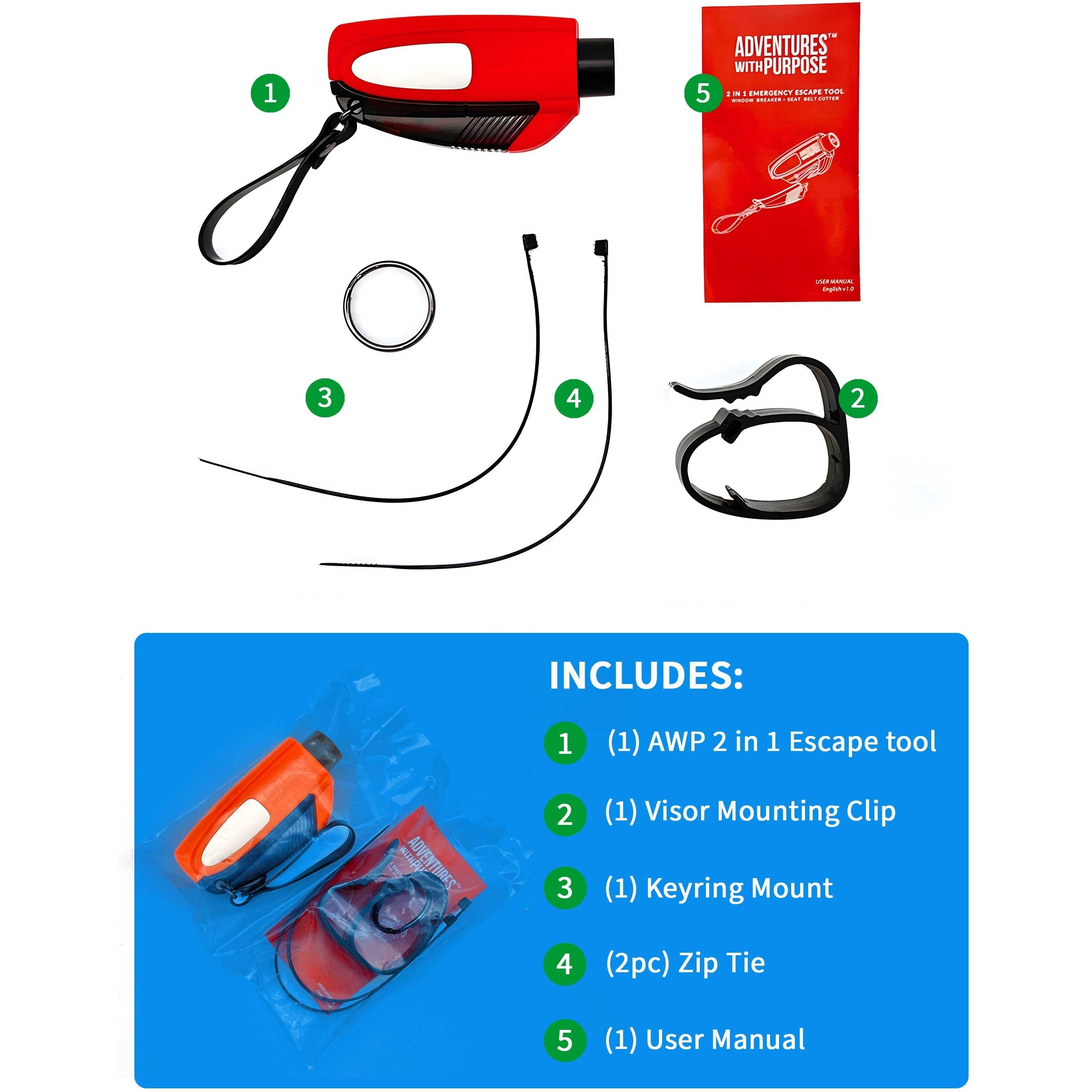 Car Safety Rescue Tool